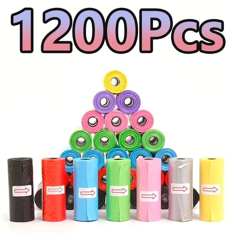 Cartoon Paw Dog Poop Bags